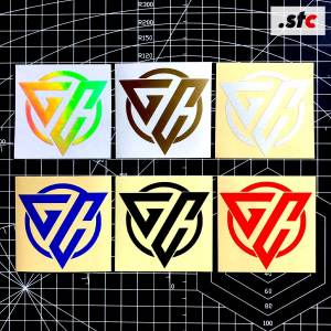 (isi 04) Stiker GC cutting Logo GC Motor Hits Sticker Motor Murah Setiker Vario Beat Aerok Mio Matik