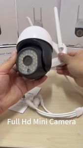 V380 Pro Wifi 1080P Kamera Keamanan Wifi Luar Ruangan Jaringan Nirkabel Wifi Kamera PTZ C18PROX-L - O4CC09WH