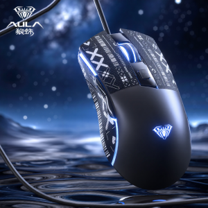 Aula | S28 Ergonomic Silent Gaming Office Mouse Wired
