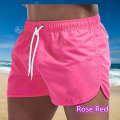 2025 New Summer Men's Swimwear Shorts Brand Beachwear Sexy Swim Trunks Men Swimsuit Low Waist Breathable Beach Wear Surf. 