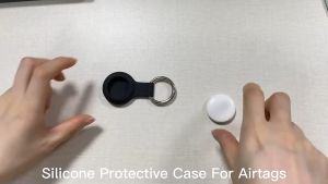 TRIPLEDI Case Silicone For AirTag Shockproof TD4702 Cover Silikon Keychain Protective GPS Tracker Location Anti Lost