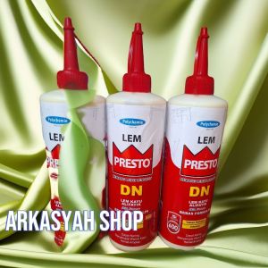 LEM PRESTO ALIFATIK DN 600 GRAM 3 BOTOL (LEM KAYU LEM SUPER LENGKET LEM SERBAGUNA)