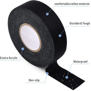 4PCS Hockey TapeStrong Adhesive Goon TapeMultipurpose Cloth Tape 2.5cm x 25m Each RollHockey Stick Tapes for SportsHandles