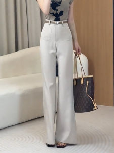 MANMI | Minimalist High-Waisted Wide-Leg Pants Casual