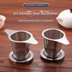 304 Stainless Steel Single/Double Ear Tea Strainer Filter