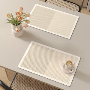 Tấm Trải Bàn Ăn Chống Thấm Nước Cách Nhiệt Đơn Giản Tấm Đệm Cốc Tấm Đệm Đĩa Ăn Tấm Trải Bàn PVC Bảo Vệ Bề Mặt Bàn Ăn