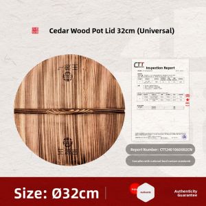 WANGYUANJI | Handcrafted Solid Wood Wok Lid
