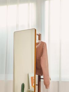 maitian | Rotating Full Length Mirror with Storage & Clothing Rack