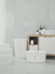 Laundry Basket 917 / Large Capacity 60L Clothes Storage Bag Shelves Kitchen Bathroom Organizer Dirty Clothes Hamper