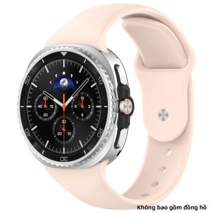 Dây Đeo Silicon Cho Đồng Hồ Samsung Galaxy Watch 8 Classic 46mm Vòng Đeo Tay Thể Thao Tương Thích Với 40mm 44mm 8 Mẫu Dây Đeo Đồng Hồ