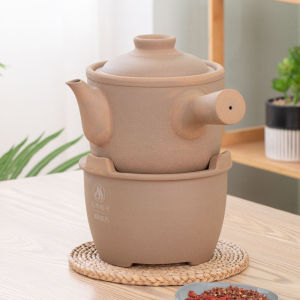 Traditional Chinese Medicine Ceramic Unglazed Drug Pots Home Use Cooking Utensils for Soup Stew And Herbal Medicine Boiling