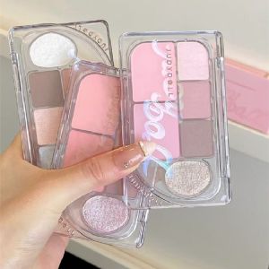JUDYDOLL Elaborate 6-Colors Eyeshadow Palette Water-like liquid powder Sheer matte
