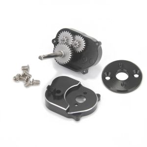 Full Metal Transmission Gearbox for 1/12 RC Crawler Car MN82 MN99S MN168 MN78 MN98 LC79 280 370 Brushled Motor Upgrade Parts