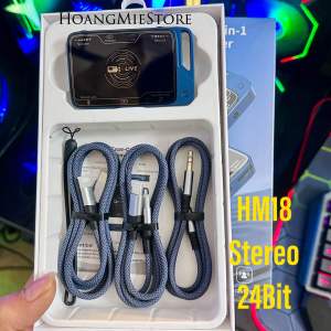 (Bản 2026) Box Livestream Stereo 24bit âm thanh hay PK Đàm Thoại 2 Chiều Và có thể Sạc nhanh Cho Thu Âm Hát Live Stream