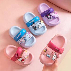 Dép Đi Trong Nhà Sanrio Mùa Hè Hoạt Hình Mềm Chống Trượt Cho Trẻ Em Dép Đi Biển Cho Bé Gái Dép Đi Trong Nhà Cho Bé Trai Và Bé Gái