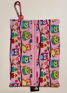 [Local Seller] Travel Pack Tissue Holder \ Zipper Pouch \  Lightweight Travel Size Tissue Pouch [ Sewn in SIN]
