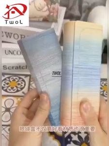 TWOL SHOP 1pcs Glasses Box Minimalist Cute PU Leather Rainbow Glasses Storage Bag For Women Spectacle Case