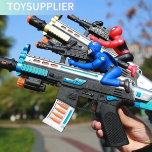 Electric Sound and Light Voice Toygun Spider Doll Toy for Boys Children Superhero Toy Birthday Gift Presents Christmas Exchange Gift