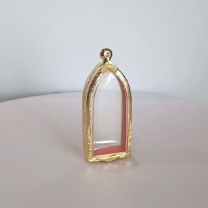 ช้างกระบี่ กรอบพระเบอร์2077 (ขนาดพระ2.0x4.8ซม) กรอบพระร่วง พระรูปยืน กรอบทองไมครอน กรอบพระสำเร็จ