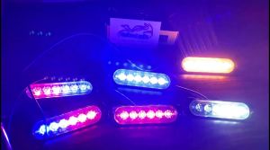 Đèn 12 LED 8 LED 6 LED 4 LED cảnh báo khẩn 16 chế độ nháy DC12V-24V - DXZ