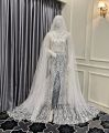 Sutrisno kebaya - Kebaya Akad Nikah Ekor Baju Pengantin Akad Full Payet Kebaya Akad Putih. 