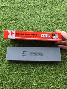 " หินลับมีด " ตรา เสือ ขนาด 8"×2"×1" และ 8"×3"×1" ลับมีด จอบ เสียม ให้คมง่าย ไม่เป็นโคลน