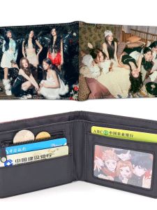 Baby Monster NewJeans Le Sserafim Gidle Aespa IVE Wallet Coin Purse Casual Simple Style Zipper Closure Square Shape Travel