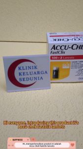 #KlinikKita| Accu-Chek Fastclix Lancets 102s Accuchek Accu-check Accucheck Blood Glucose Fast-Clix Lancet 罗氏血糖机