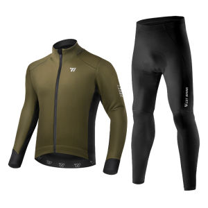 West Biking | Windproof Fleece Warm Cycling Suit Long Sleeve and Pants