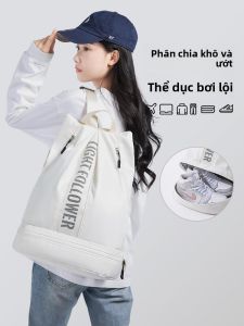MONLEYTA | Túi đựng đồ bơi chuyên dụng chống thấm nước Túi đựng đồ thể thao du lịch Túi đeo vai đôi Túi đựng đồ tập luyện Túi đựng đồ khô ướt riêng biệt