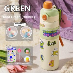 Large Capacity Straw Insulated Cup 316 Stainless Steel