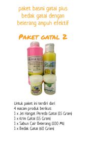 PAKET BASMI GATAL DENGAN SULFUR PLUS BEDAK GATAL EFEKTIF