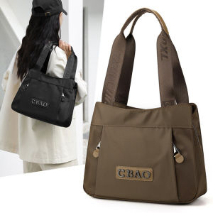 กระเป๋าผ้า Oxford Canvas Tote Bag กระเป๋าสะพายไหล่เดี่ยวสำหรับผู้หญิง กระเป๋าเดินทาง Nylon กระเป๋าเดินทางสำหรับเด็กและแม่ กระเป๋าสะพายไหล่แบบลำลอง