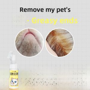 Cat Special Medicine Foam Cleanser for Black Chin Oil Tail Removal Non-Wash Pet Care Supplies Cat Beauty Care Products