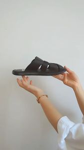 Dép rọ da quai ngang nam