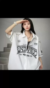 Áo sơ mi nam nữ Lyihome.20 form rộng vải đẹp chất dày dặn thoải mái mới nhất hoạ tiết cá tính