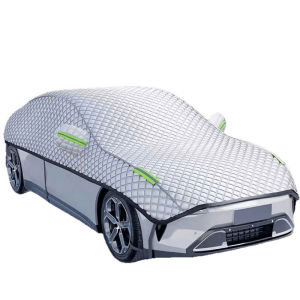 Thickened Sunshade Anti-Frost Rainproof Half Car Cover