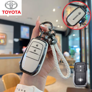 โตโยต้าหุ้มกุญแจรถ เคสกุญแจ toyota Revo Rocoo Innova Harrier เคสกุญแรถยนต์ FORTUNER GR sport