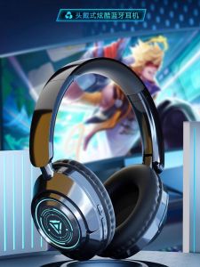 Overhead Wireless Bluetooth Headset with Card Slot for Esports And Gaming Noise Reduction Universal for Notebooks And Mobile Phones