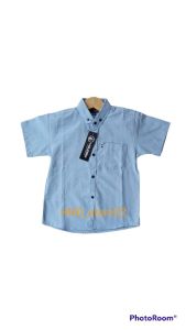 kemeja anak laki laki umur 3-10th lengan pendek bahan katun oxsford