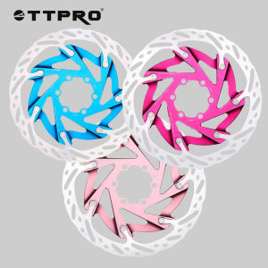 TTPRO Ultralight Heat Dissipation Hydraulic Disc Brake Rotor 160mm 6 Bolt Center Lock MTB Road Racing Bicycle Brake Disc