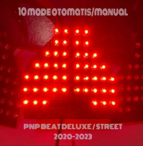 Lampu Stoplamp LED Running 10 Mode Manual Dan Otomatis Beat New Deluxe Beat Street 2020 2021 2022 2023