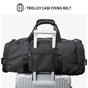 MOYYI กระเป๋าเดินทางพับได้ Tas Gym ผู้หญิงแบบพกพากระเป๋าโททกันน้ำห้องยิมชายกระเป๋าเดินทางสำหรับธุรกิจกระเป๋าเดินทางจัดเก็บกระเป๋าท่องเที่ยวมีช่องใส่รองเท้า