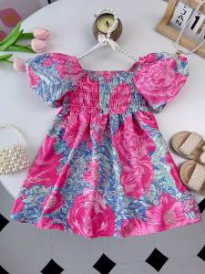 332Bear Leader Christmas Clothing Summer Fashion Clothes for Baby Girls 2025 Korean Style Cartoon Dots Print Dresses Kids Casual Clothing Outfits Toddler Dress for 2-7 Years Old