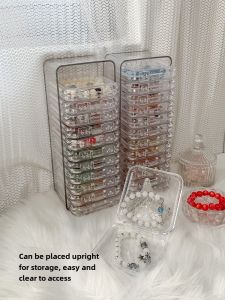 Crystal Collectables-Autograph Bracelet Bracelet Desktop Storage Box Jewelry Necklace Ornament Dustproof Desktop Finishing Box Ornament Box