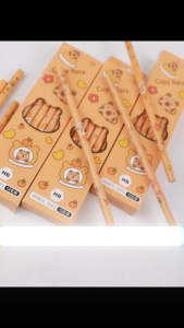 Bút Chì Gỗ 2B In Hình Dễ Thương - 30 Chiếc/Hộp An Toàn Cho Trẻ Em Thiết Kế Thông Minh Viết Trôi Chảy Dễ Tẩy Xóa