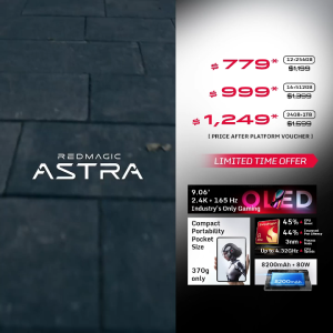 [HOT] REDMAGIC Astra Gaming Tablet | The Most Powerful Android Tablet | Pixel Perfect OLED Display | 13-layer ICE-X Cooling System