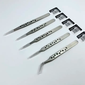 Nhíp công nghiệp Esd Chống tĩnh điện Chống cháy nổ bằng thép không gỉ chống từ tính để sử dụng chuyên nghiệp