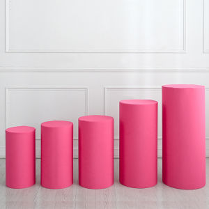 Wedding Celebration Iron Art Dessert Tablecloth round Cylinder Four-Sided Elastic Sweet Treat Bucket Cover Home Decor Cushion