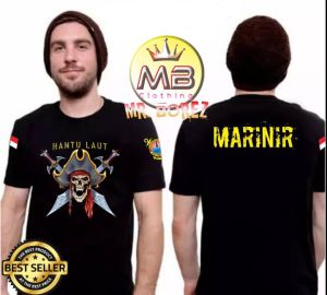 Kaos Korps Marinir Lengan Pendek Tebal Nyaman di Pakai Kaos Katun Kaos Oblong Pria Keren Kaos Distro